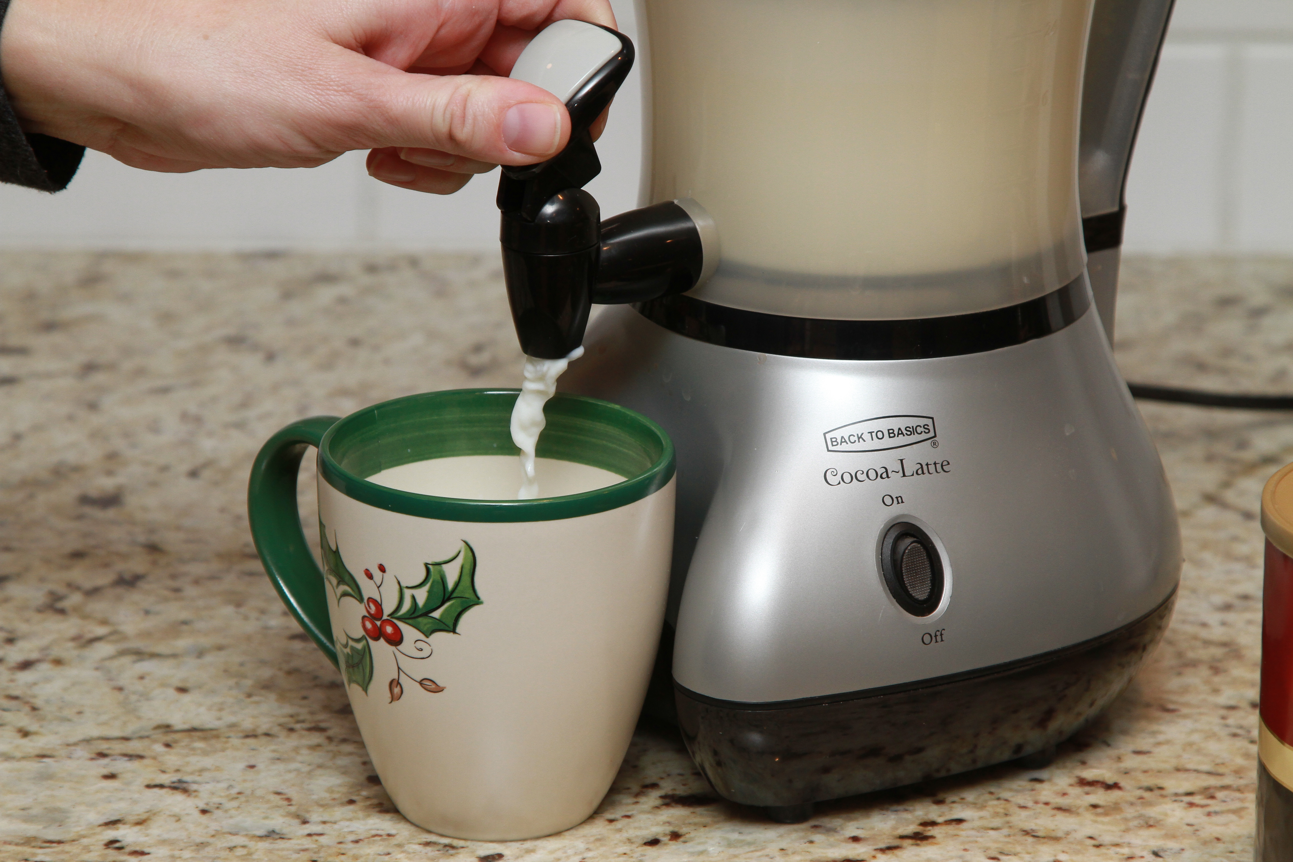 Back to Basics Cocoa Latte Hot Drink Maker CM300BR Silver
